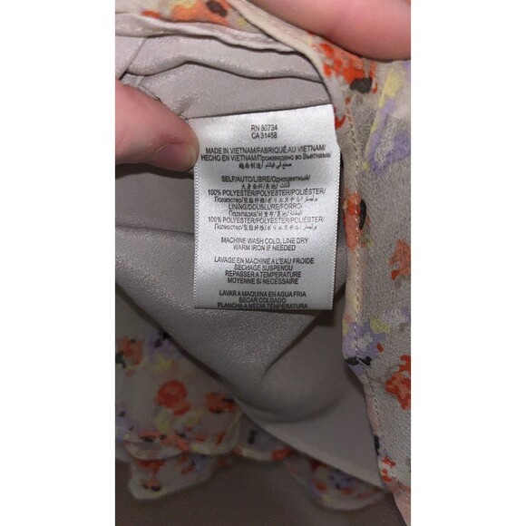 Women’s BCBGeneration multicolored spring floral print mini skirt size 6 summer - Picture 7 of 7